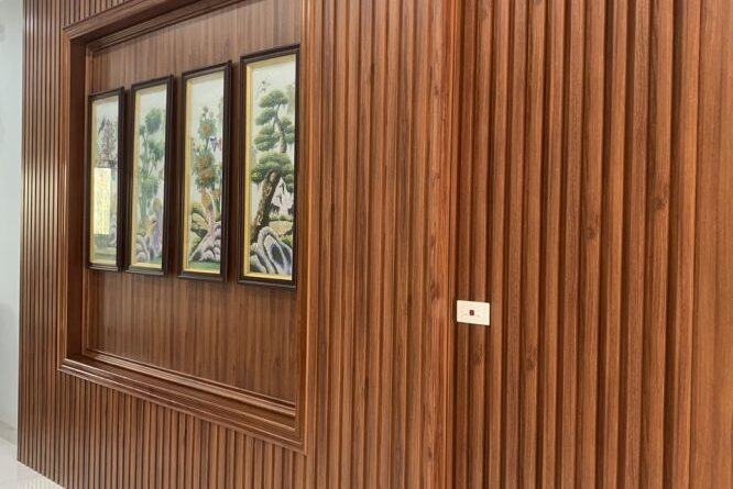 Tấm nhựa nano dạng lam sóng ốp tường