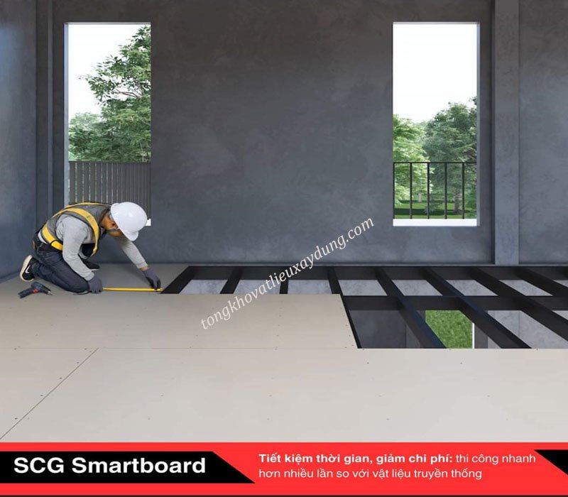 Sàn nhẹ SCG Smartboard vuông cạnhv