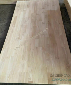 Gỗ Ghép Cao Su 17MM-BC Keo 2 Mặt 9 Gỗ Ghép Cao Su 15MM