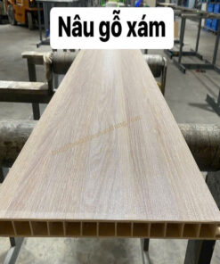 Tấm Nhựa Lót Sàn Mẫu A3 Nâu Gỗ Xám