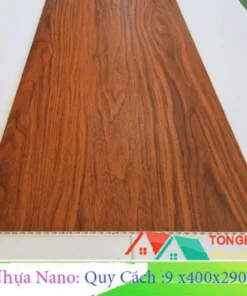 Kích thước tấm nhựa giả gỗ ốp tường dạng phẳng có đa dạng kích thước để người dùng lựa chọn