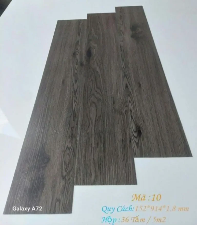 Sàn Nhựa Giả Gỗ 1.8mm Mã MH10