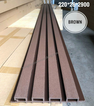 Tấm Nhựa ốp Tường Ngoài Trời Loại Lam Sóng Ngoài Trời NT01