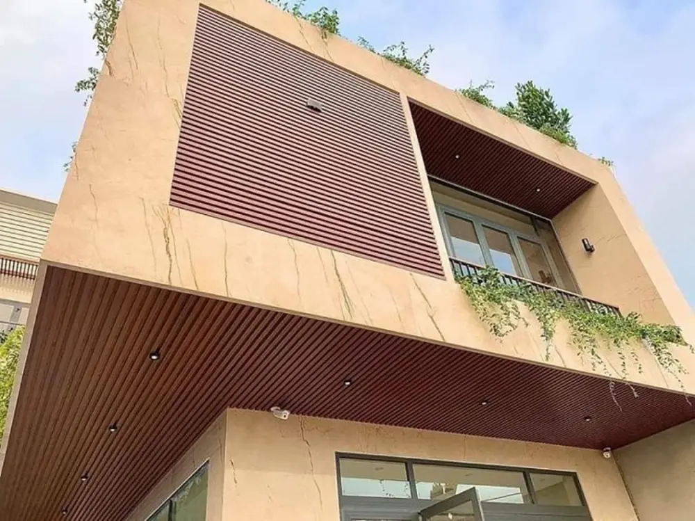 Các loại vật liệu ốp tường ngoài trời