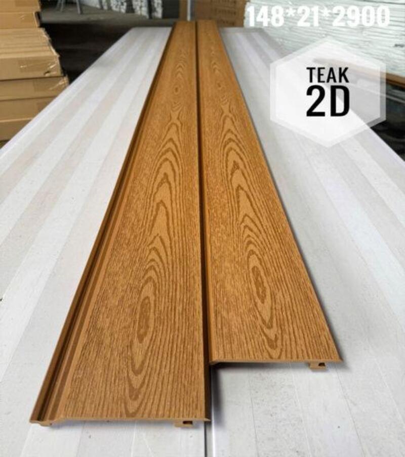Mẫu Tấm Nhựa Ngoài Trời Được Nhiều Người Sử Dụng Nhất Hiện Nay - Mẫu Teak 2D
