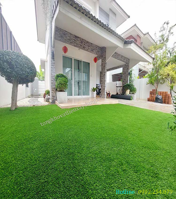 cỏ nhân tạo sân vườn