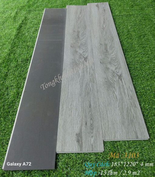 Sàn nhựa giả gỗ hèm khoá giá rẻ 3103 – 183x4x1220mm