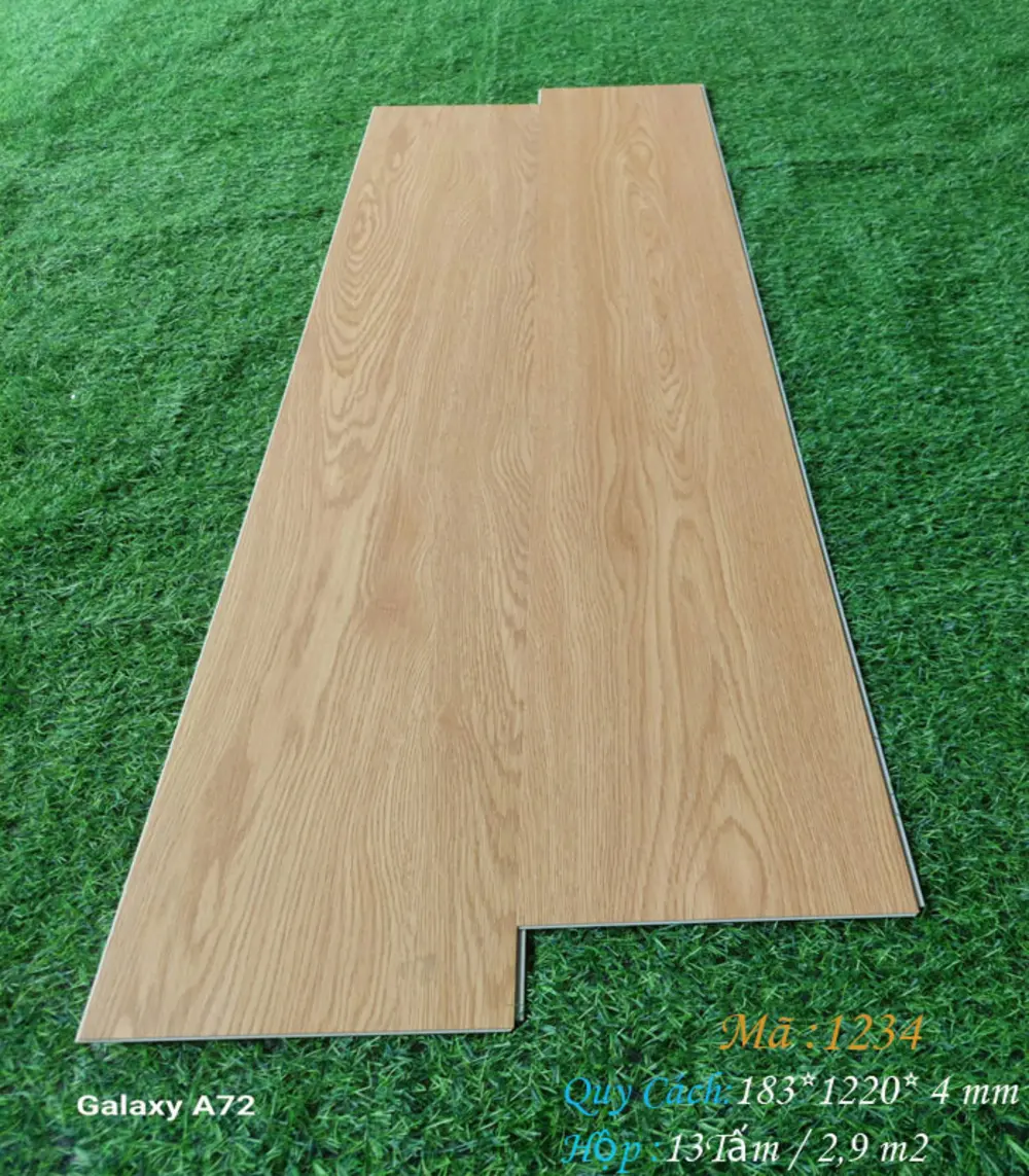 Giá sàn nhựa giả gỗ có hèm khóa khoảng từ 190.000đ - 350.000đ/m²