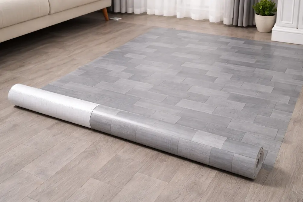 Miếng lót sàn giả gạch mang đến vẻ đẹp của gạch men nhưng với trải nghiệm thi công vô cùng đơn giản