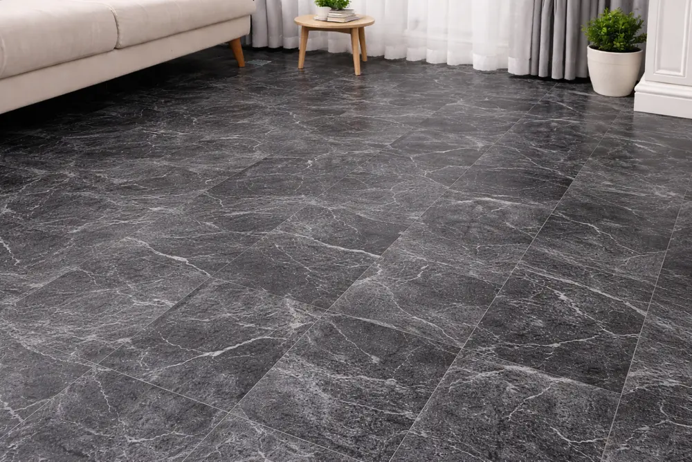 Tông màu xám đen của đá Granite tạo nên chiều sâu và vẻ đẹp mạnh mẽ cho không gian