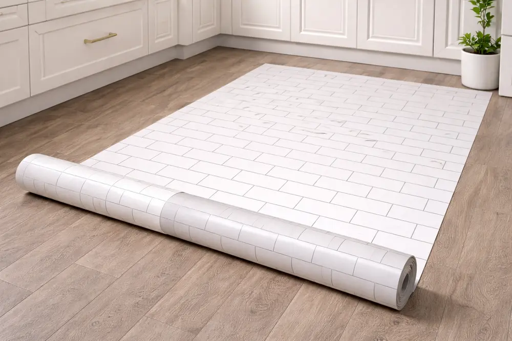 Gạch thẻ trắng là giải pháp hoàn hảo để tạo nên một không gian bếp trẻ trung và ngăn nắp