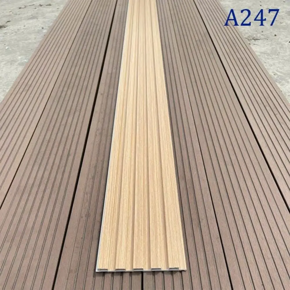 Cấu tạo đa lớp giúp thanh ốp chân tường chịu được độ ẩm và va đập thường xuyên