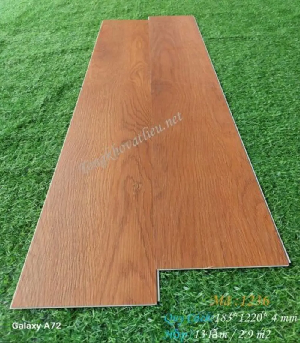 Sàn Nhựa Hèm Khóa Vân Gỗ 4mm | Bền đẹp, chính hãng