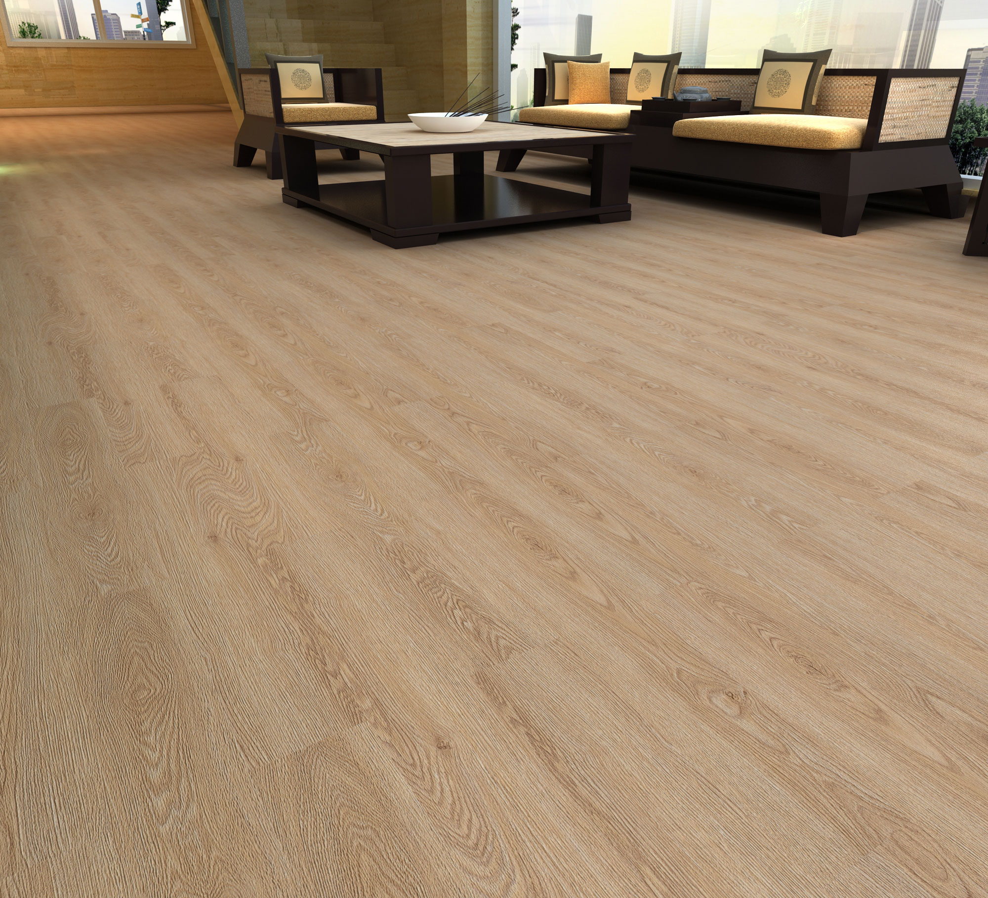 Nhược điểm của sàn nhựa vân gỗ là Có khả năng bị bong tróc theo thời gian