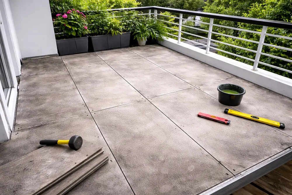 Vẻ đẹp thô mộc của vân xi măng tạo nên dấu ấn cá tính và bụi bặm cho kiến trúc đương đại