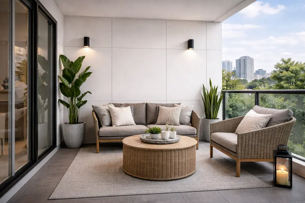 Vách ban công cemboard bền bỉ thách thức mọi điều kiện thời tiết khắc nghiệt ngoài trời