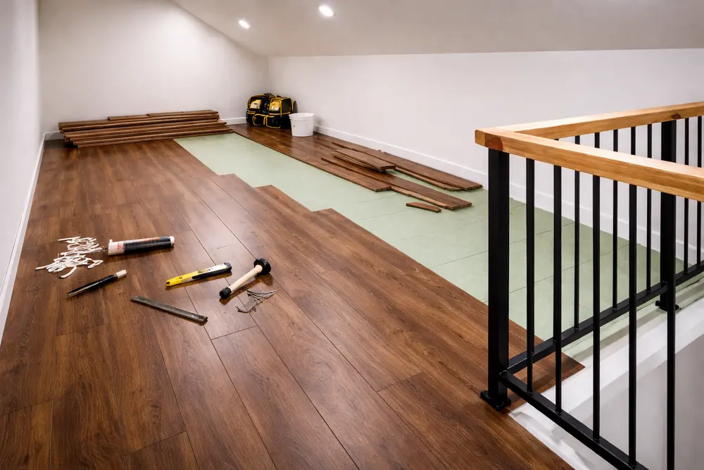 Màu gỗ Óc Chó mang lại vẻ đẹp đẳng cấp và ấm cúng cho không gian nghỉ ngơi phía trên