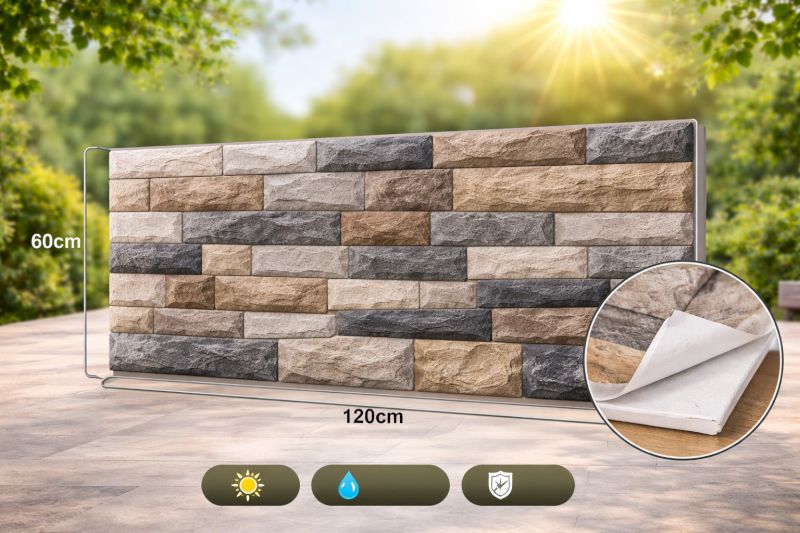 Tấm ốp tường PU Foam giả đá: Phân loại và báo giá "đá siêu nhẹ" 2026 9 Sự bền bỉ trước thời tiết khắc nghiệt khiến tấm PU ngoài trời trở thành khoản đầu tư dài hạn cho công trình.