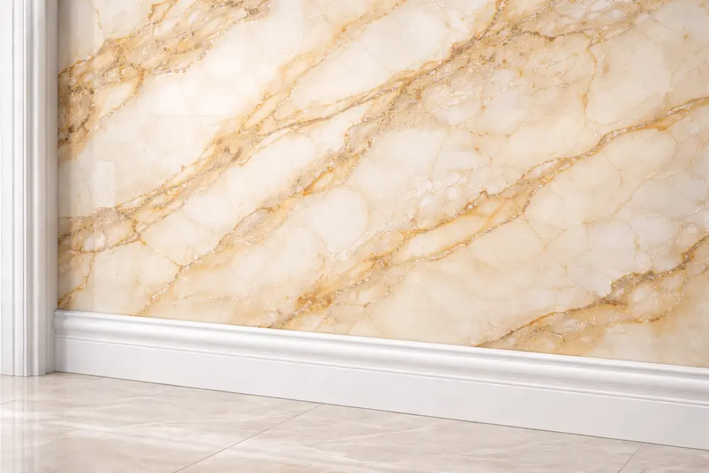 Tông màu vàng sang trọng tạo nên điểm nhấn quý phái cho các không gian rộng lớn