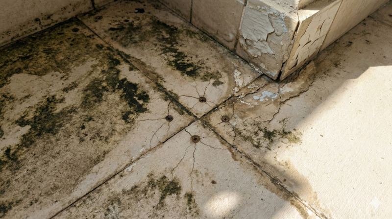 Quy trình Kỹ Thuật Chống Thấm Tấm Cemboard 7 bước chi tiết 1 Không chấm thấm tấm cemboard đúng cách sẽ làm bề mặt phát sinh rong rêu