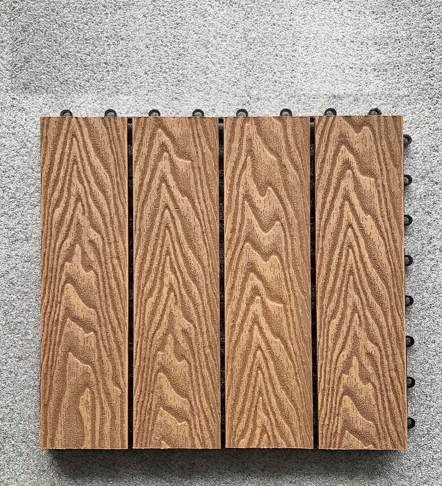 Vỉ gỗ nhựa WPC vân 3D - thẩm mỹ cao cấp hơn