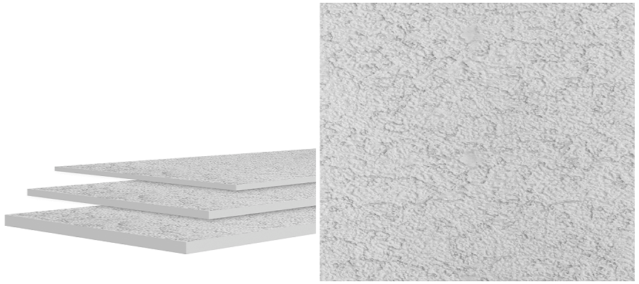 Tấm cemboard Vân đá (Stone) - Độc đáo, mạnh mẽ