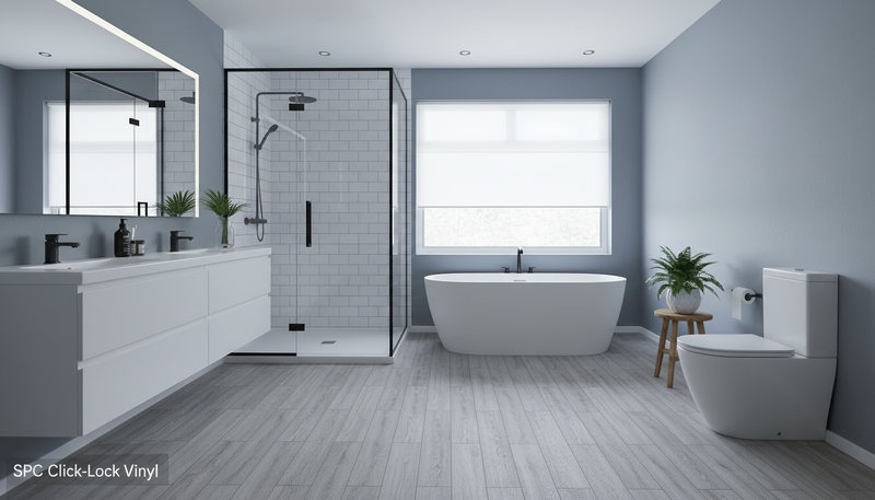 Khả năng chống trượt vượt trội của tấm nhựa lót sàn phòng tắm