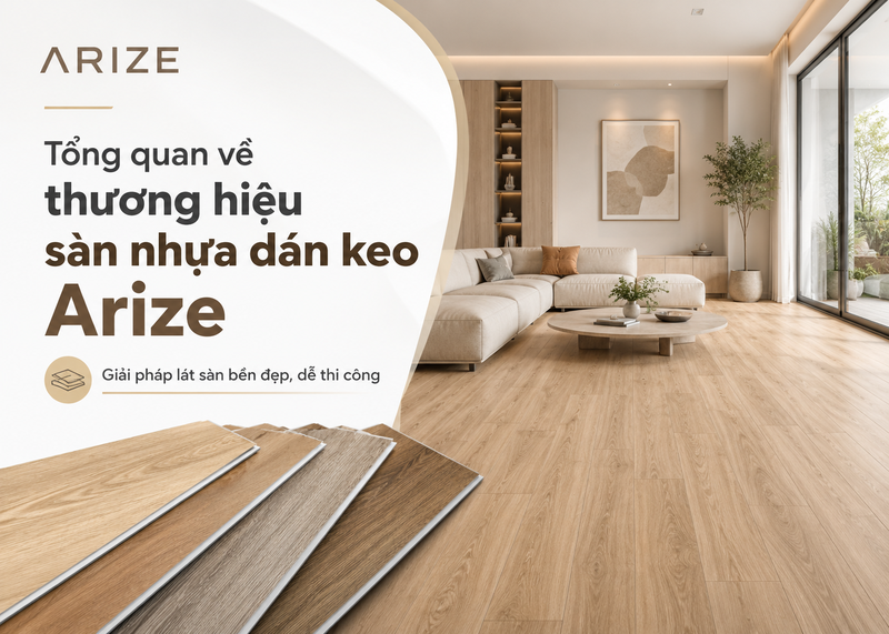 Hình ảnh cận cảnh bề mặt vân gỗ sắc nét của sàn nhựa dán keo Arize